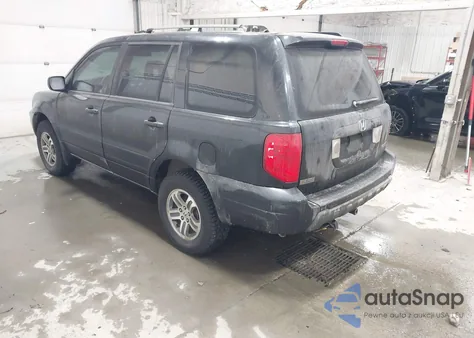 2004 Honda Pilot Ex-L from USA, damaged, VIN 5FNYF18554B005600